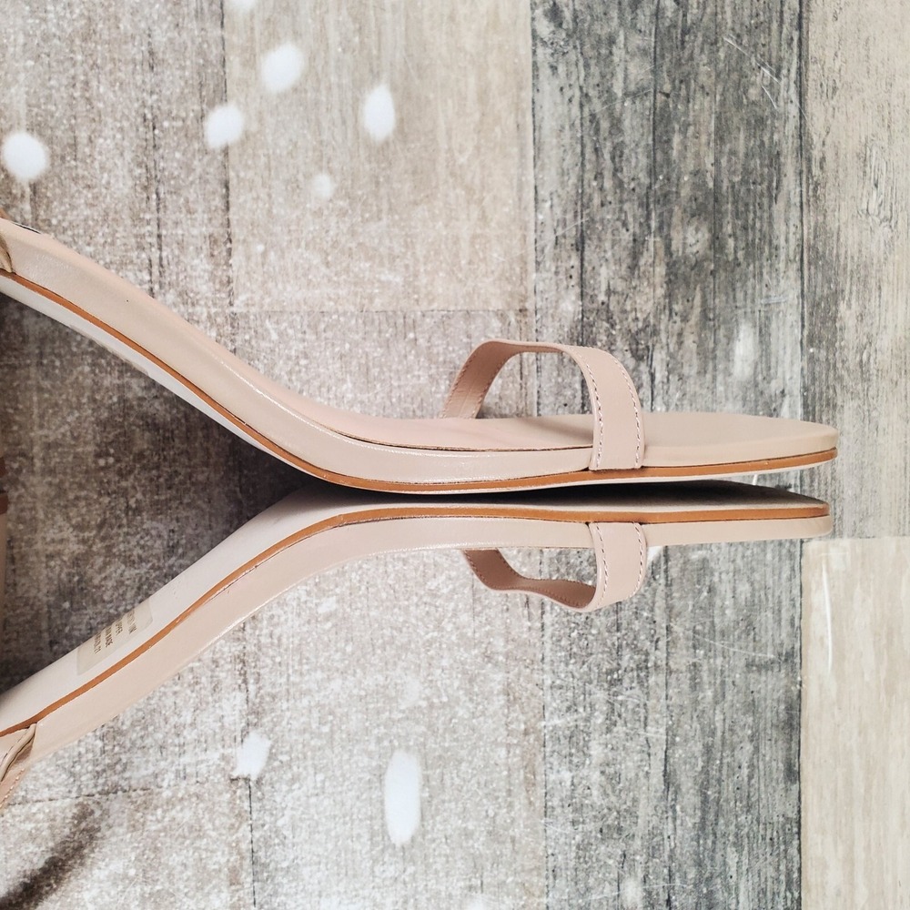 Steve Madden Audrina Womens Sandals Sz 10 M Natural Leather Adjustable Strap - Picture 7 of 12